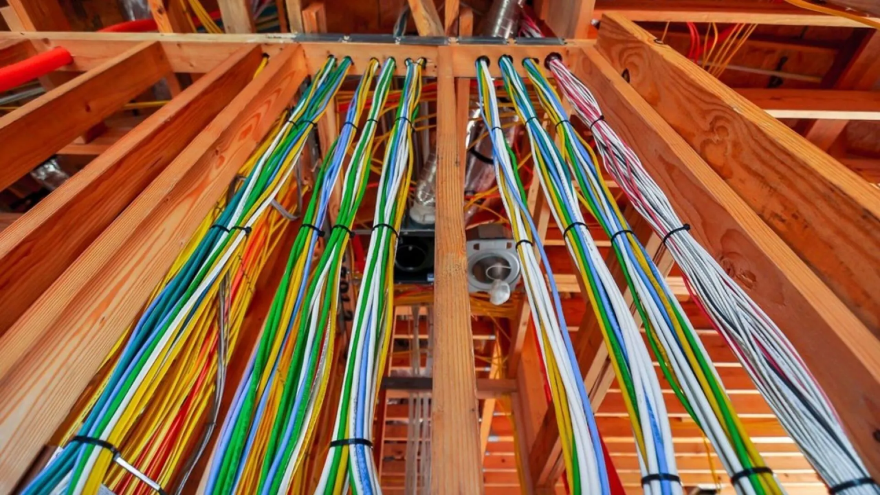 New construction electrical wiring