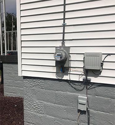 Electrical service entrance installation